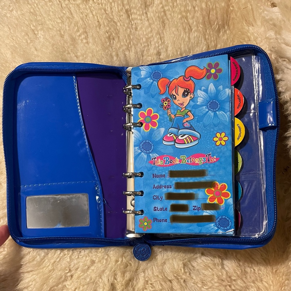 Lisa Frank blue planner/agenda - Picture 2 of 7